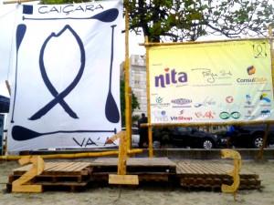 O evento movimentou as areias da praia da Ponta da Praia, em frente ao Aquário Municipal, em santos/SP