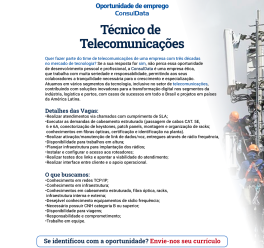 Quer fazer parte de nossa equipe?