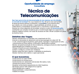 Quer fazer parte de nossa equipe?