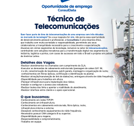 Quer fazer parte de nossa equipe?