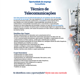 Quer fazer parte de nossa equipe?